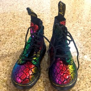 Dr. Martens 1460 Pascal - Kids/Toddler (Rainbow)